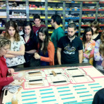 Visita dels estudiants de 3r de Grau a taller de fabricació d'encunys